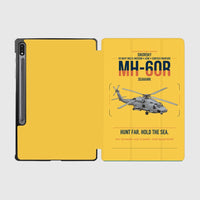 Thumbnail for Sikorsky MH-60R Seahawk design on yellow samsung tablet tablet case