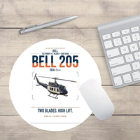 Thumbnail for Bell 205A-1++ design on white round mouse pad