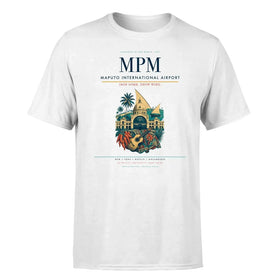 Single-Side Printing — Maputo International Airport (MPM) Double-Side T-Shirt