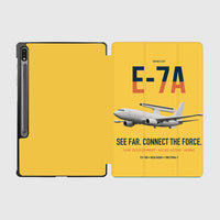 Thumbnail for E-7A Wedgetail design on yellow samsung tablet tablet case