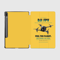 Thumbnail for DJI FPV design on yellow samsung tablet tablet case