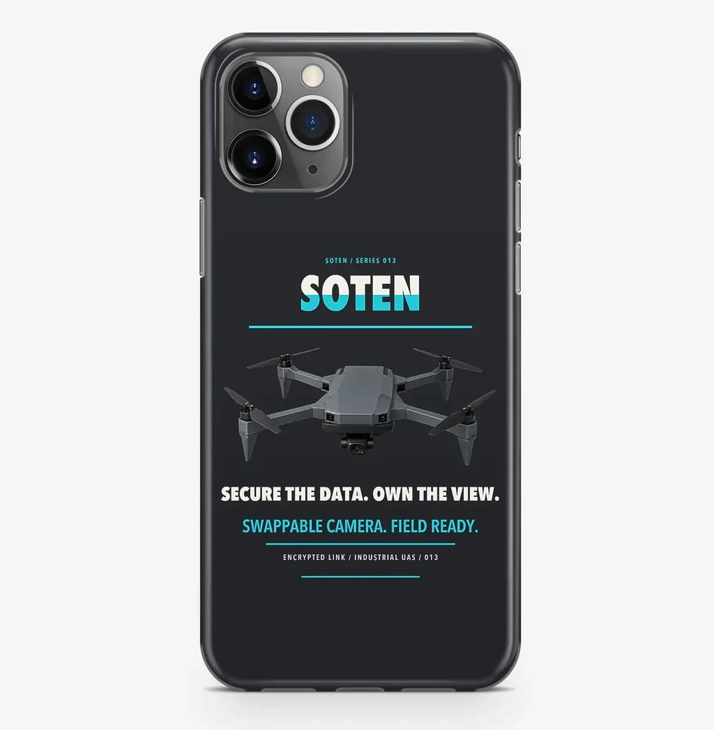 ACSL SOTEN Case ProMax design on black iphone case promax