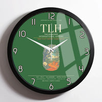 Thumbnail for Tallahassee International Airport TLH Wall-Clock Framed - Green