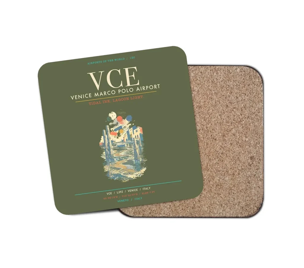 Venice Marco Polo Airport VCE - Lagoon Printmaker's Tide - Green Army