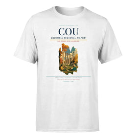 Single-Side Printing — Columbia Regional Airport (COU) Double-Side T-Shirt