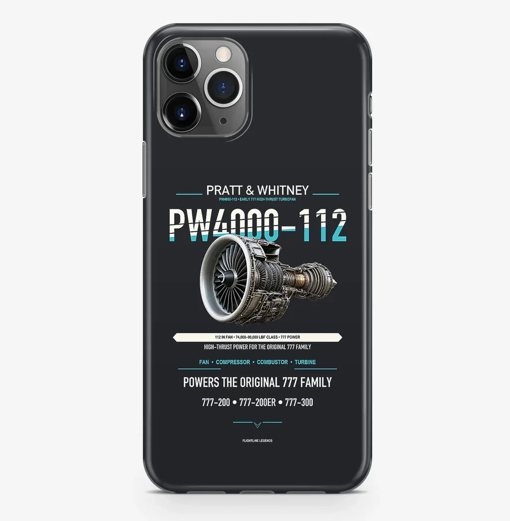 PW4000-112 Case ProMax design on black iphone case promax