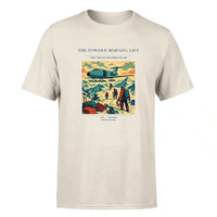 Thumbnail for VINTAGE G4287 - The Powder Morning Lift - Premium T-Shirt design on beige premium t shirt