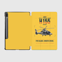 Thumbnail for Airbus H155 EC155 B1 design on yellow samsung tablet tablet case