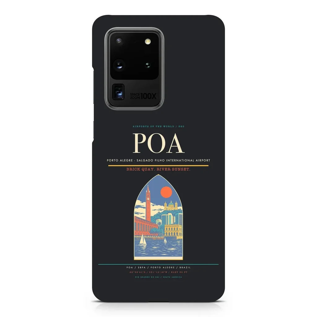 Porto Alegre - Salgado Filho International Airport POA Samsung Case - Black