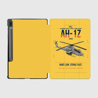 Thumbnail for Bell AH-1Z Viper design on yellow samsung tablet tablet case