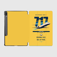 Thumbnail for Boeing 717-200 design on yellow samsung tablet tablet case