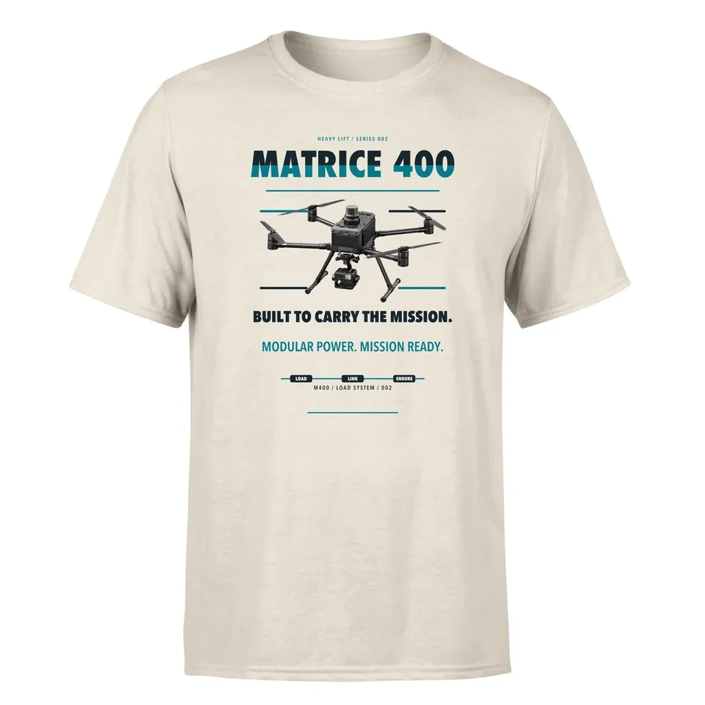 DJI Matrice 400 design on beige single side