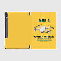 Thumbnail for DJI Mini 2 design on yellow samsung tablet tablet case