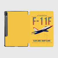 Thumbnail for F-11F Tiger design on yellow samsung tablet tablet case