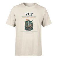 Thumbnail for Campinas Airport (VCP) Premium T-Shirt Beige