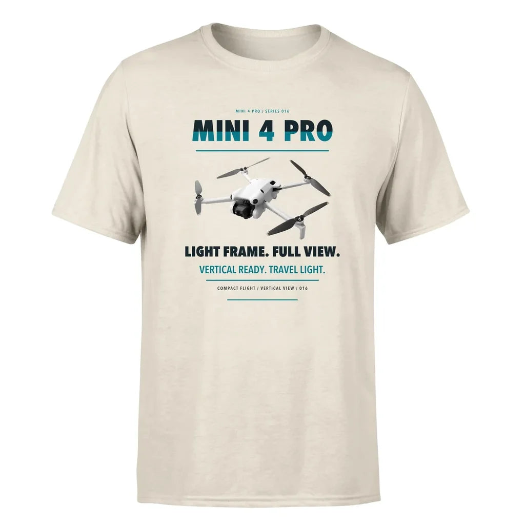 DJI Mini 4 Pro design on beige single side