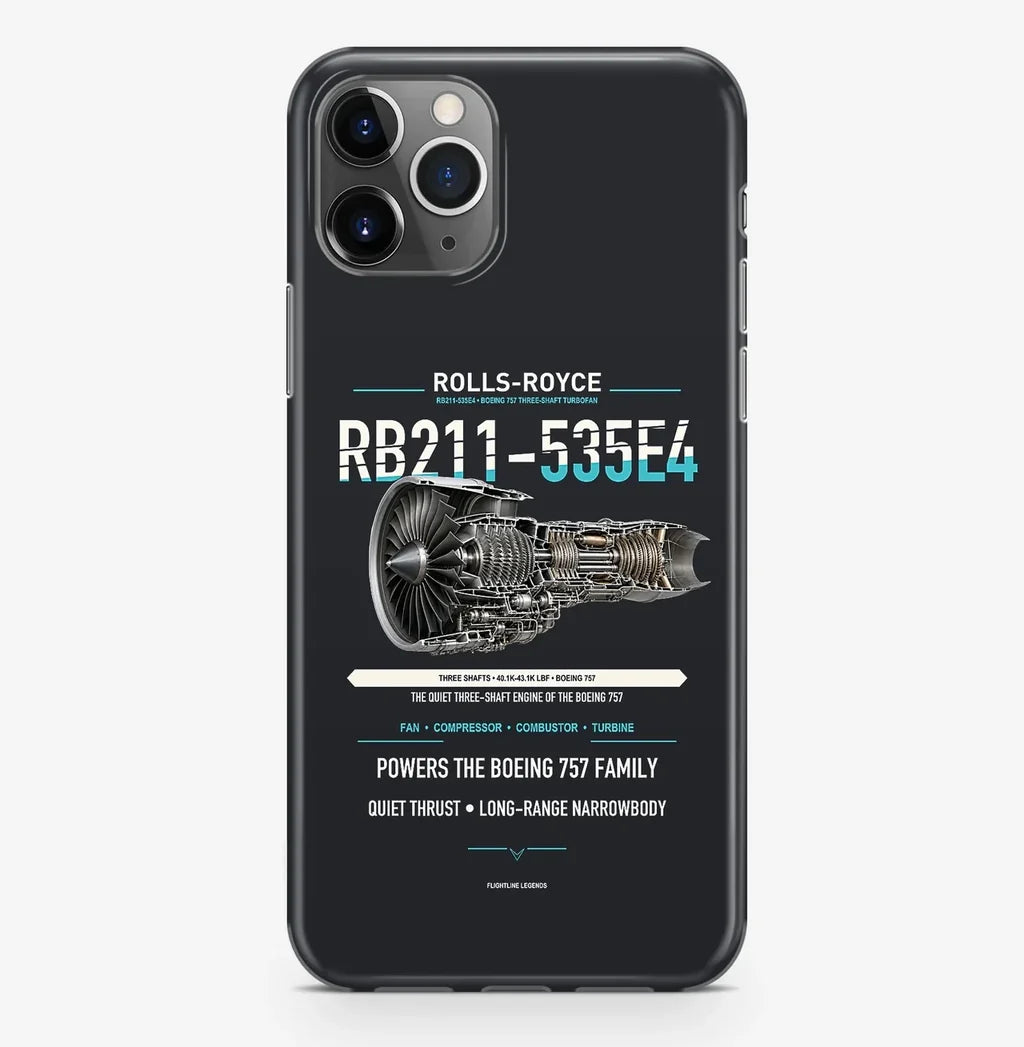 RB211-535E4 Case ProMax design on black iphone case promax