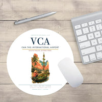 Thumbnail for Can Tho International Airport (VCA) design on white round mouse pad