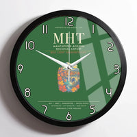 Thumbnail for ManchesterBoston Regional Airport MHT Wall-Clock Framed - Green