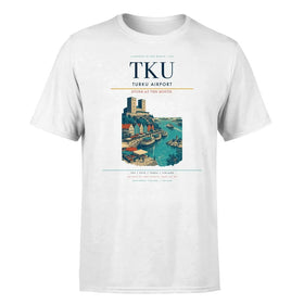 Single-Side Printing — Turku Airport (TKU) Double-Side T-Shirt