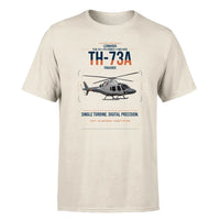 Thumbnail for Leonardo TH-73A Thrasher design on beige t-shirt, single-side print