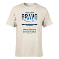 Thumbnail for Cessna Citation Bravo design on beige double-side t-shirt, single-side print