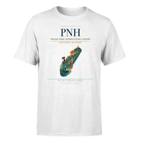 Thumbnail for Phnom Penh International Airport (PNH) T-Shirt single-side front print in White | phnom-penh-international-airport-pnh-double-side-t-shirt