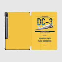 Thumbnail for Douglas DC-3 design on yellow samsung tablet tablet case