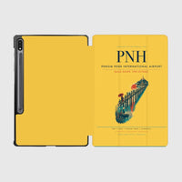 Thumbnail for Phnom Penh International Airport (PNH) design on yellow samsung tablet tablet case