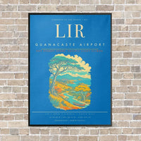 Thumbnail for Guanacaste Airport LIR - Canvas Framed - Turquoise