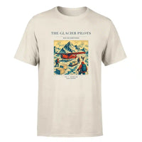 Thumbnail for VINTAGE G4028 - The Glacier Pilots - Premium T-Shirt design on beige premium t shirt