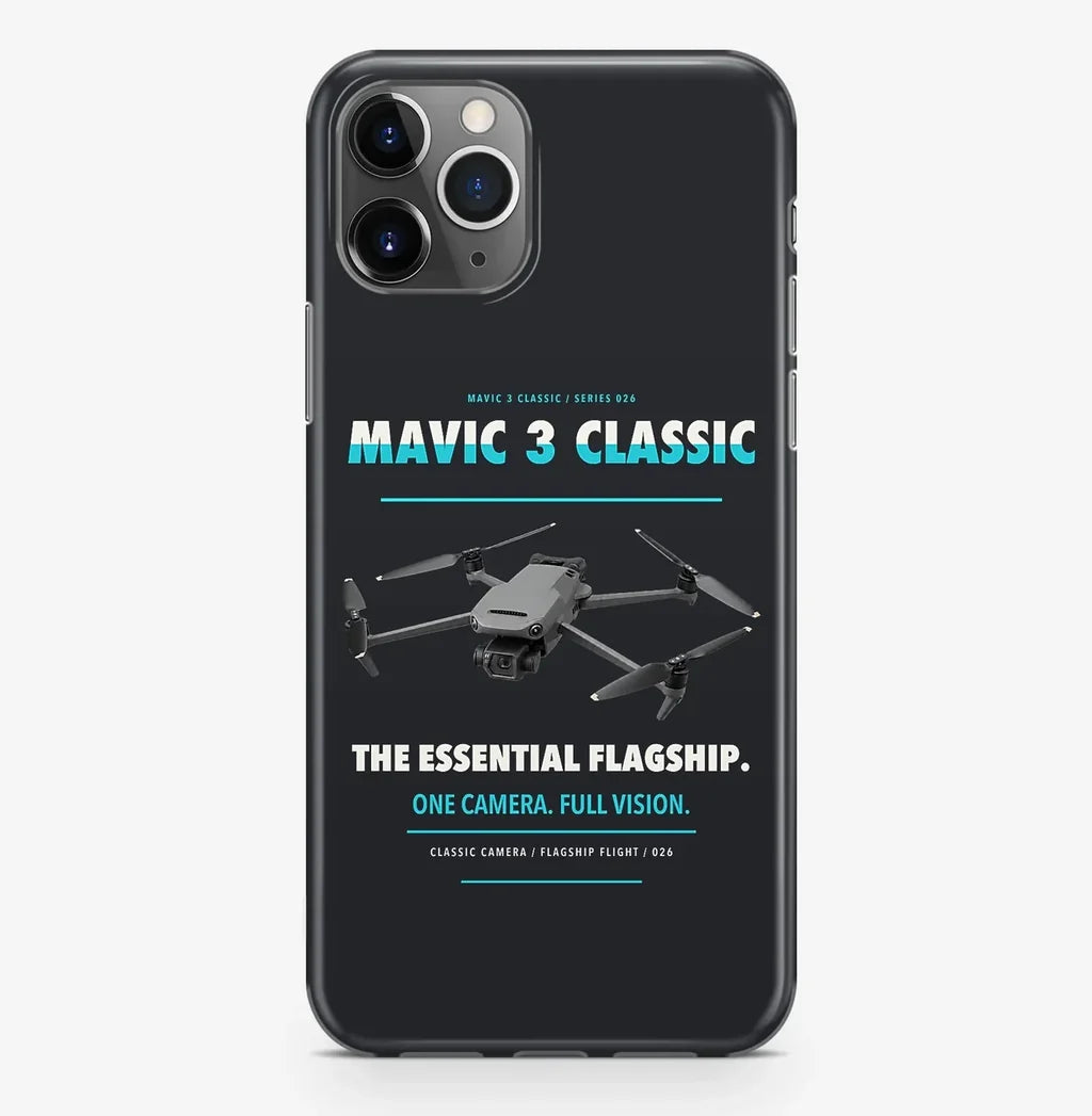 DJI Mavic 3 Classic Case ProMax design on black iphone case promax