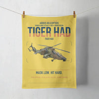 Thumbnail for Airbus Helicopters Tiger HAD design on yellow towel