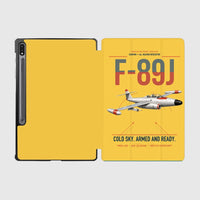 Thumbnail for F-89J Scorpion design on yellow samsung tablet tablet case