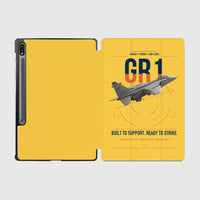 Thumbnail for SEPECAT Jaguar GR1 design on yellow samsung tablet tablet case