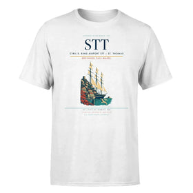 Single-Side Printing — Cyril E. King Airport (STT) Double-Side T-Shirt