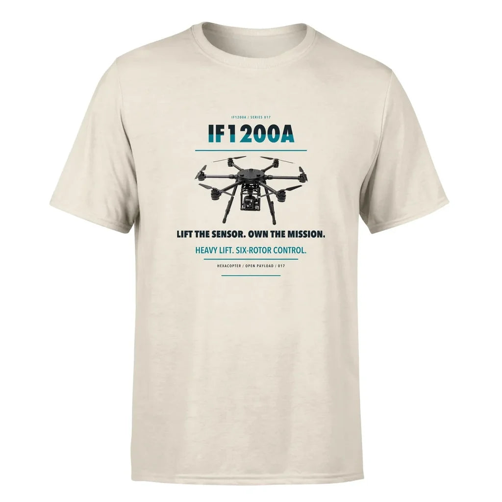 Inspired Flight IF1200A design on beige single side