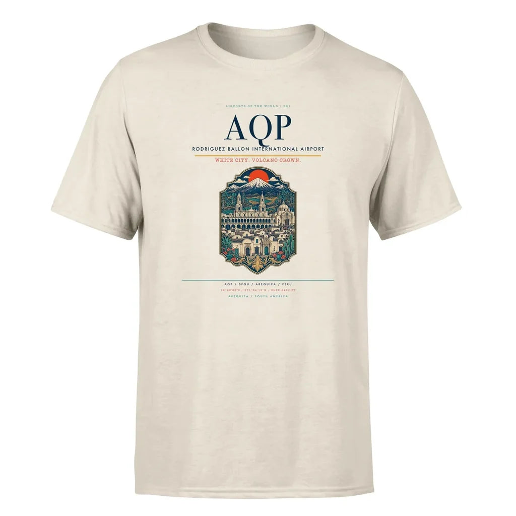 Arequipa Airport (AQP) Premium T-Shirt Beige