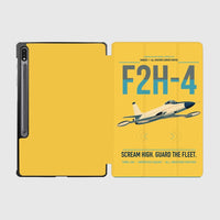 Thumbnail for F2H-4 Banshee design on yellow samsung tablet tablet case