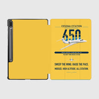 Thumbnail for Cessna Citation 650 - Citation III design on yellow samsung tablet tablet case