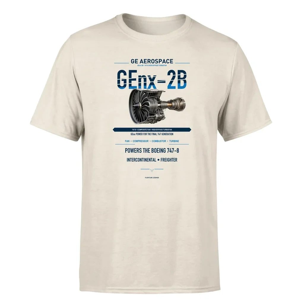GEnx-2B design on beige single side