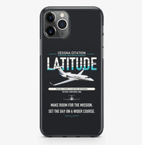 Thumbnail for Cessna Citation Latitude design on black magsafe iphone case, for iPhone Pro Max