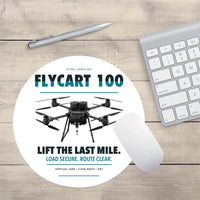 Thumbnail for DJI FlyCart 100 design on white round mouse pad