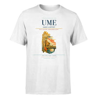 Thumbnail for Umeå Airport (UME) T-Shirt single-side front print in White | umeå-airport-ume-double-side-t-shirt
