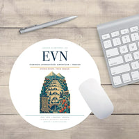 Thumbnail for Zvartnots International Airport (EVN) design on white round mouse pad