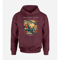 Thumbnail for VINTAGE G4217 - The Dining Aloft - Premium Hoodie design on darkred premium