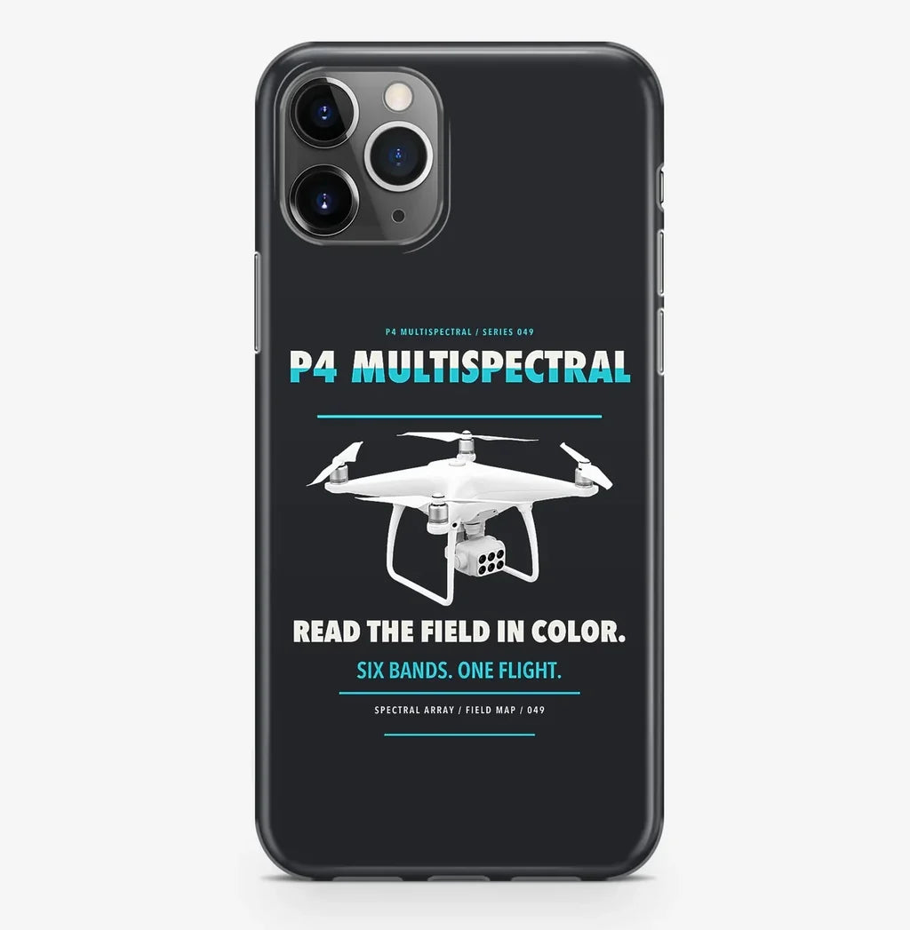 DJI P4 Multispectral Case ProMax design on black iphone case promax