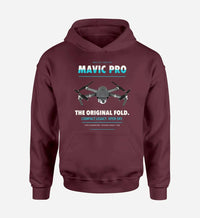 Thumbnail for DJI Mavic Pro design on dark red hoodie single side