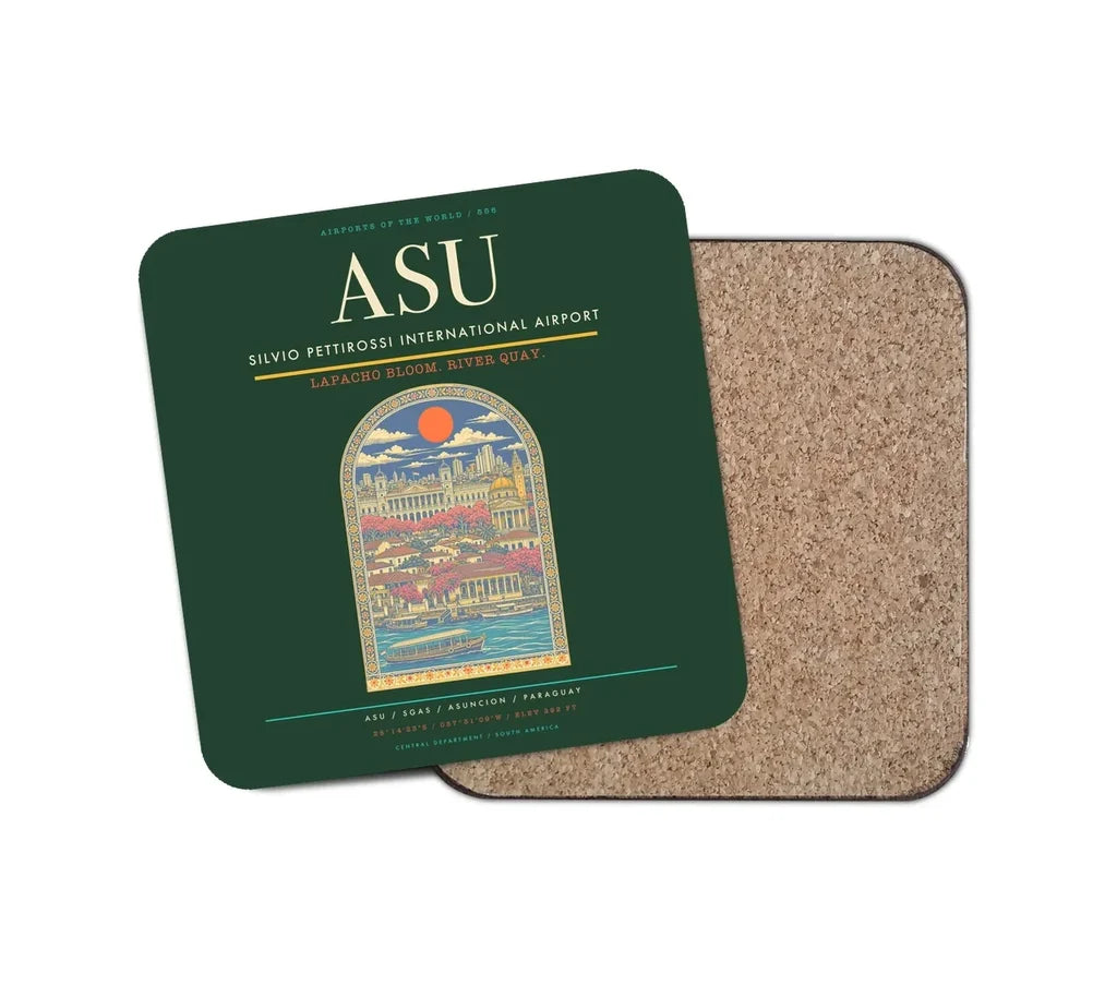 Silvio Pettirossi International Airport ASU Coaster 1-Piece - Dark Green