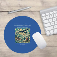 Thumbnail for VINTAGE G4234 - The Dropped Supplies - Designed Mouse Pads design on blue round